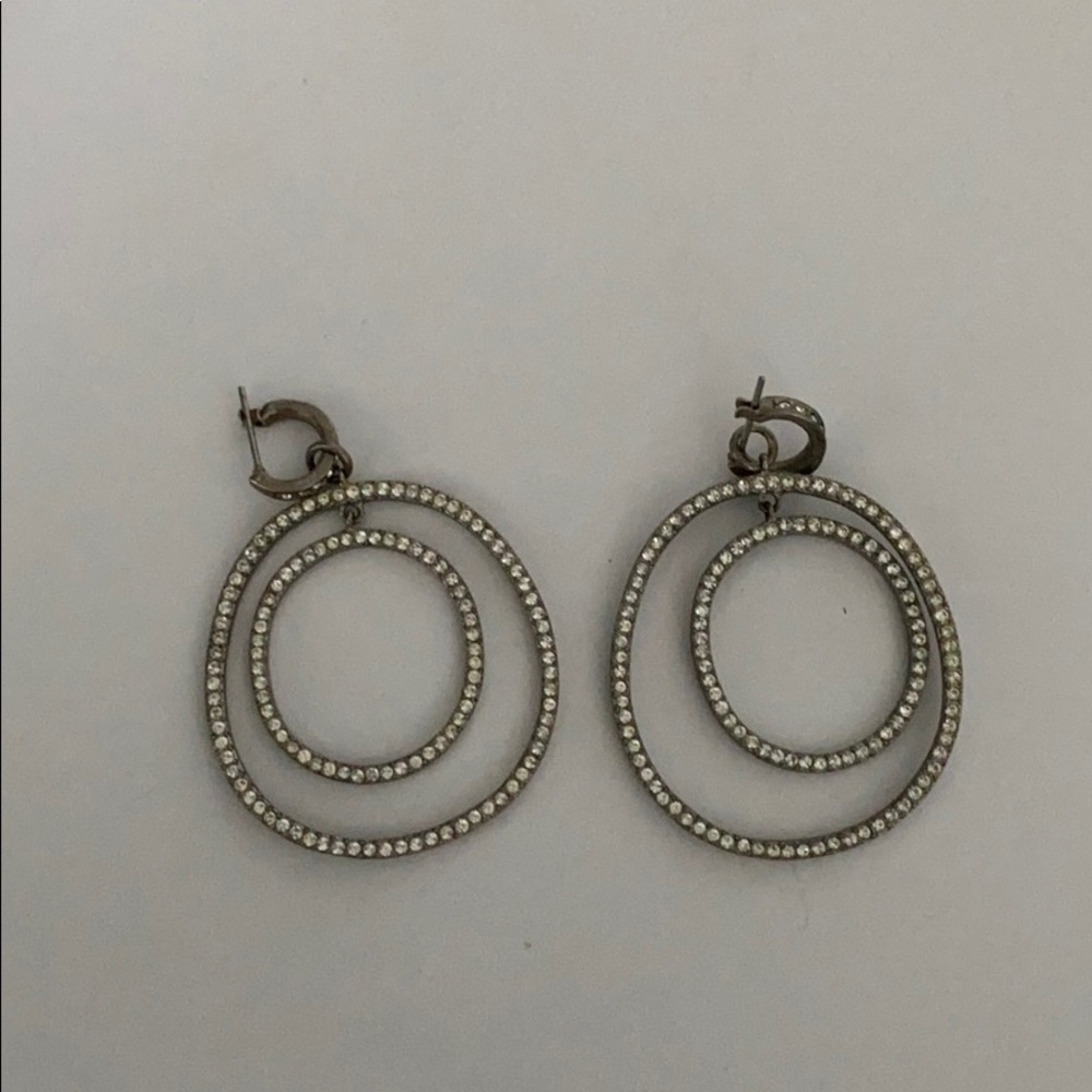 Crystal dangling earrings